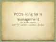PCOS- long term management PowerPoint PPT Presentation
