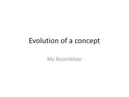 Evolution of a concept