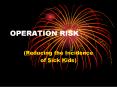 OPERATION RISK PowerPoint PPT Presentation