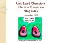 Unit Based Champions Infection Prevention eBug Bytes PowerPoint PPT Presentation