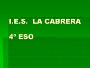 I.E.S. LA CABRERA 4