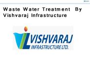 Waste Water Treatment  By Vishvaraj Infrastructure