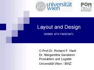 Layout and Design 040898 KFK PM/SCM/TL