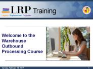 Welcome to the Warehouse Outbound Processing Course