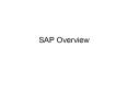 SAP%20Overview PowerPoint PPT Presentation