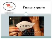 i'm sorry quotes