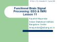 Functional Brain Signal Processing: EEG PowerPoint PPT Presentation