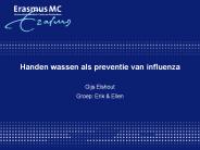 Handen wassen als preventie van influenza