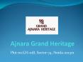 Ajnara Grand Heritage Sector 74 - 2/3BHK Flats in Noida