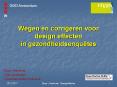 Wegen en corrigeren voor design effecten in gezondheidsenqu PowerPoint PPT Presentation