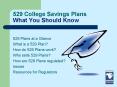 529 College Savings Plans What You Should Know PowerPoint PPT Presentation