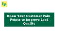 Understanding Customer Pain Points PowerPoint PPT Presentation