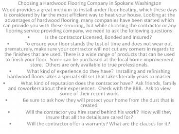 flooring spokane