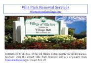 Villa Park Removal Services