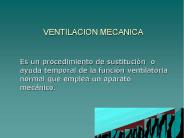 VENTILACION MECANICA