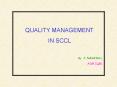 QUALITY MANAGEMENT PowerPoint PPT Presentation
