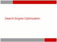 Search Engine Optimization PowerPoint PPT Presentation