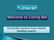 Citation Building Experts, Online Business Listings