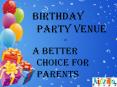 Birthday party venue PowerPoint PPT Presentation