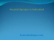 Hospital Signages in hyderabad
