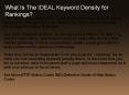 What Is The IDEAL Keyword Density for Rankings?