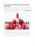 How To Style Women Clothing For Your Favourite Bright Red Lipstick PowerPoint PPT Presentation