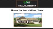 Homes For Rent - Killeen, Texas