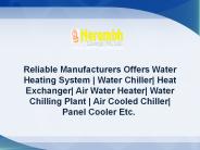 Water Chiller Manufacturers (1)