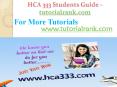 HCA 333 Students Guide -tutorialrank.com PowerPoint PPT Presentation