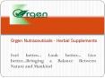 Buy Online Nutrition Diet Supplements |Orgen Nutraceuticals