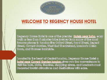 Regency House Hotel London