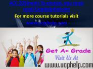 ACC 205(new) To exceed, you must read/Uophelpdotcom