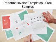 Proforma Invoice Templates - Free Samples