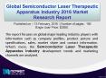 Semiconductor Laser Therapeutic Apparatus Market: Asia-Pacific Region to Witness High Business Growth in Coming Future! PowerPoint PPT Presentation