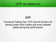 QTP Vs Selenium Tool