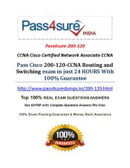 Pass4sure 200-120 Study Guide