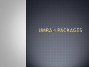 Umrah Packages from London 2016