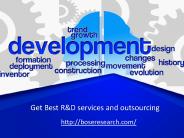 Get Best R&D Services and Outsourcing