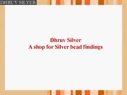 Silver Bead Findings
