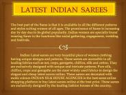 LATEST INDIAN SAREE