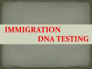 Immigration DNA Testing