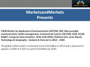 C4ISR Market Forecast to  2020