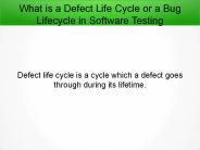 What is a Defect Life Cycle in Software Testing