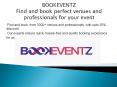 BookEventZ - Find and book perfect venues and professionals for your event