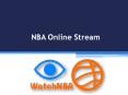 NBA Online Stream PowerPoint PPT Presentation