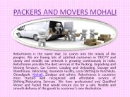 Packers and Movers service in Mohali