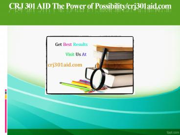 CRJ 301 AID The Power of Possibility/crj301aid.com