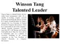 Winson Tang - Talented Leader PowerPoint PPT Presentation