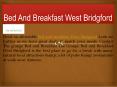 Bed And Breakfast West Bridgford (2) PowerPoint PPT Presentation