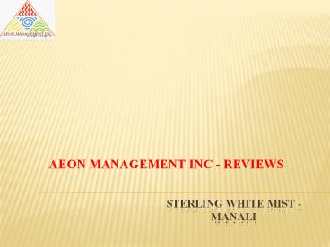 Aeon management Inc _ chennai